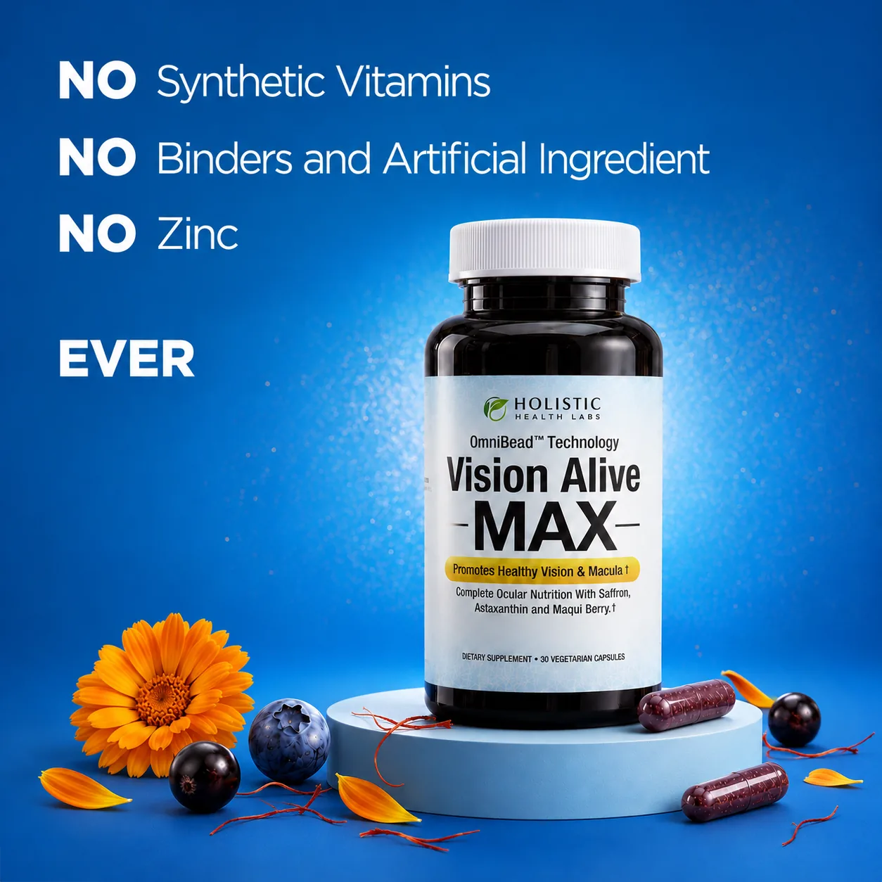 Vision Alive Max complete eye health supplement package